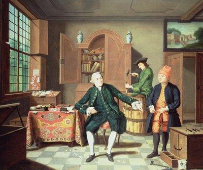 Il mercante di tabacco di Gehr da Johann Faber